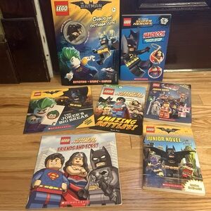 Lego DC Comics Book Lot 7 Books